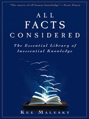 cover image of All Facts Considered